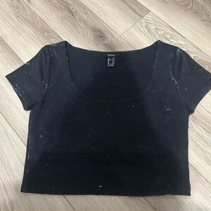 square neck crop top